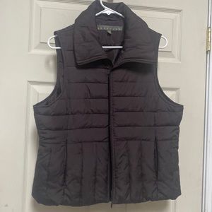 Brown Kenneth Cole Reaction puffer vest